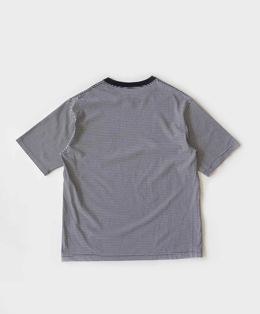 Hi Qualitee S/S Navy×White/ネイビー×ホワイト L(MEN)