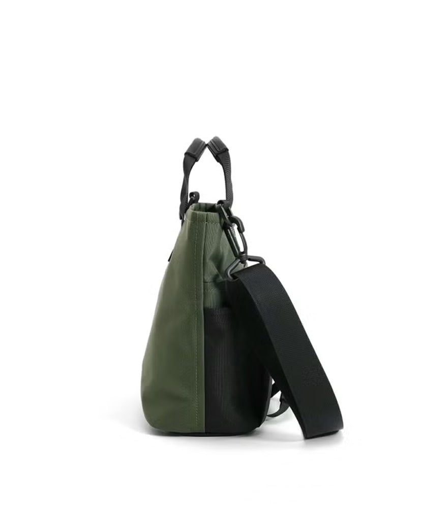 ECO STEP 2WAY UTILITY TOTE S Olive×Black/オリーブ×ブラック ONE