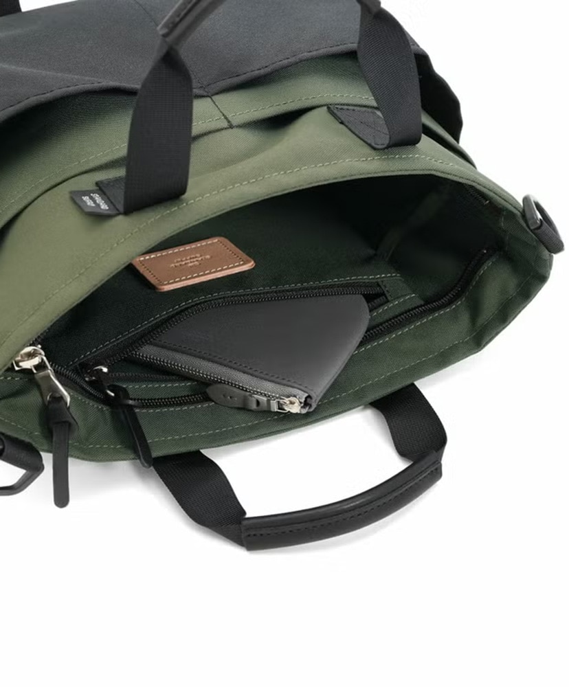 ECO STEP 2WAY UTILITY TOTE S Olive×Black/オリーブ×ブラック ONE