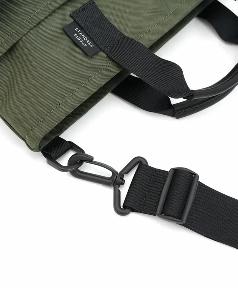 ECO STEP 2WAY UTILITY TOTE S Olive×Black/オリーブ×ブラック ONE