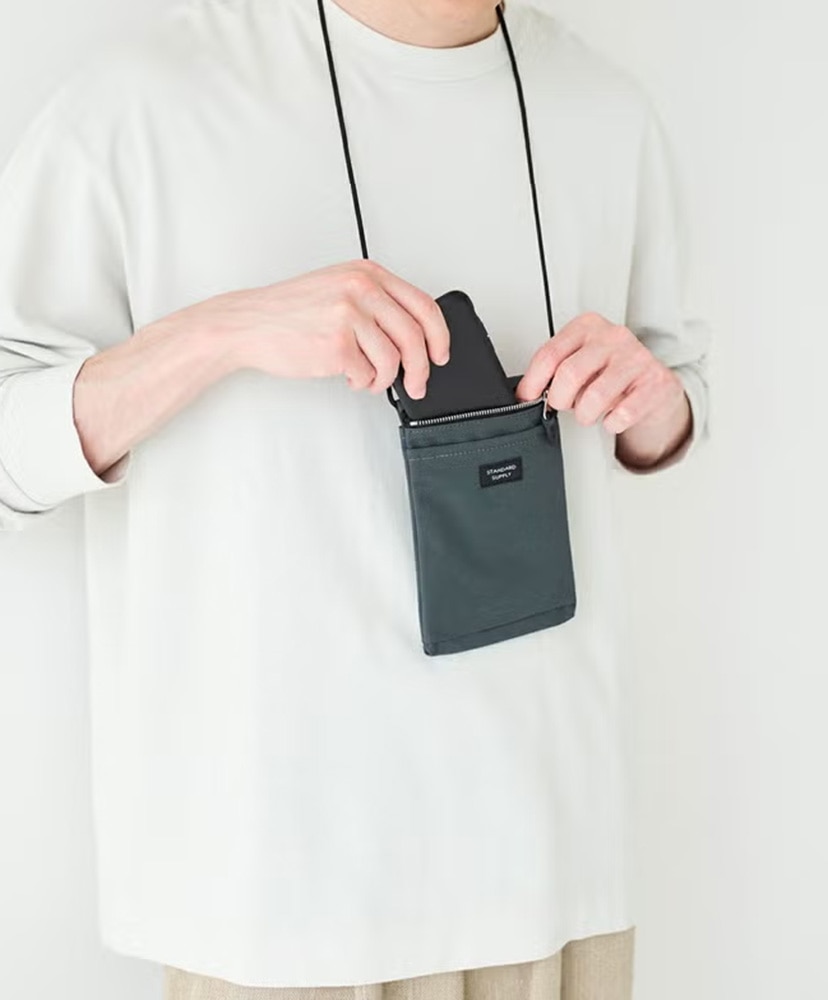 SIMPLICITY SLING PURSE M Steel Grey/スチールグレー ONE