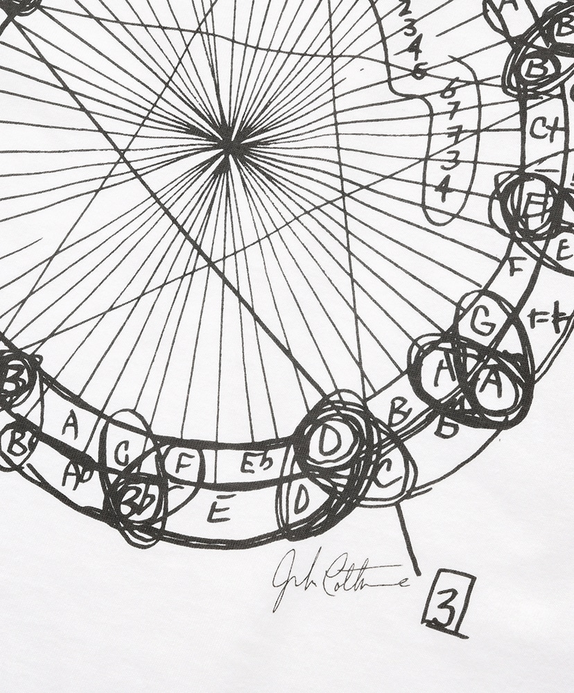 John Coltrane  Circle White/ホワイト L(MEN)