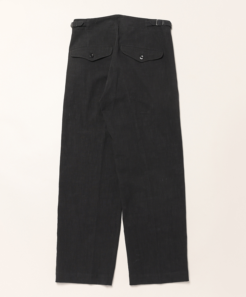 Tavern Trouser - Supple Washed Ramie Cotton 98 Charcoal/チャコール M(MEN)