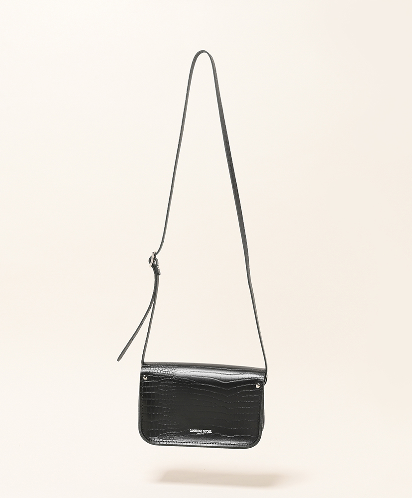 The Mini One Buckle - Croco Black/ブラック ONE