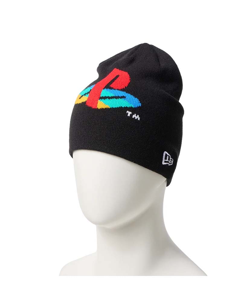 ベーシック　ビーニー PlayStation プレイステーション 4カラー ファミリーマーク ブラック ブラック OS