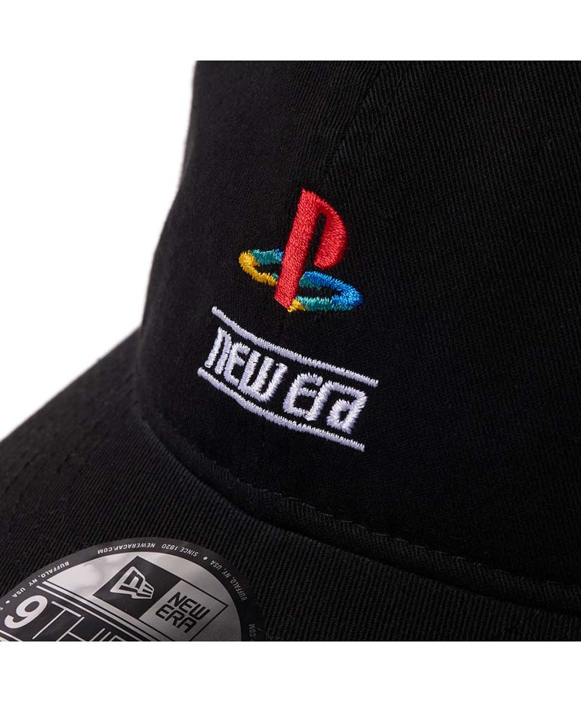 9THIRTY PlayStation プレイステーション ファミリーマーク ニューエラロゴ ブラック ブラック M/L