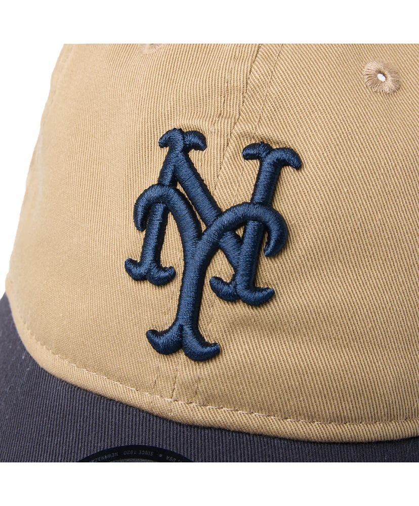 9FORTY MLB アンストラクチャード Unstructured ニューヨーク・メッツ カーキネイビー OS