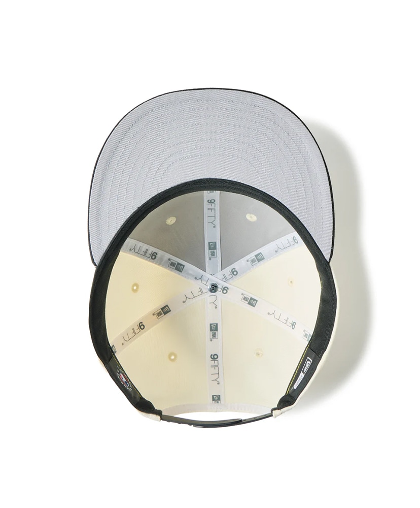 RC 9FIFTY Flat Visor powered by GORO (min-nano) サンフランシスコ・ジャイアンツ クローム×ブラック OS