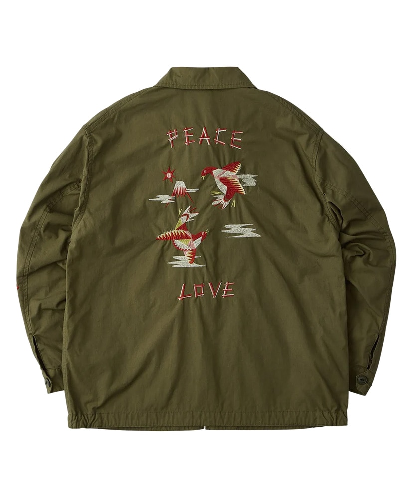 Hippie Souvenir Zip Up Jacket Olive/オリーブ 4(MEN)