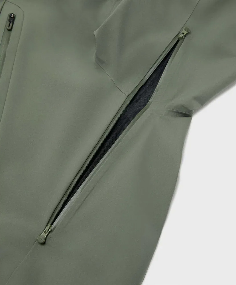 HARD SHELL JACKET CREAS セージグリーン（GR15） L(MEN)