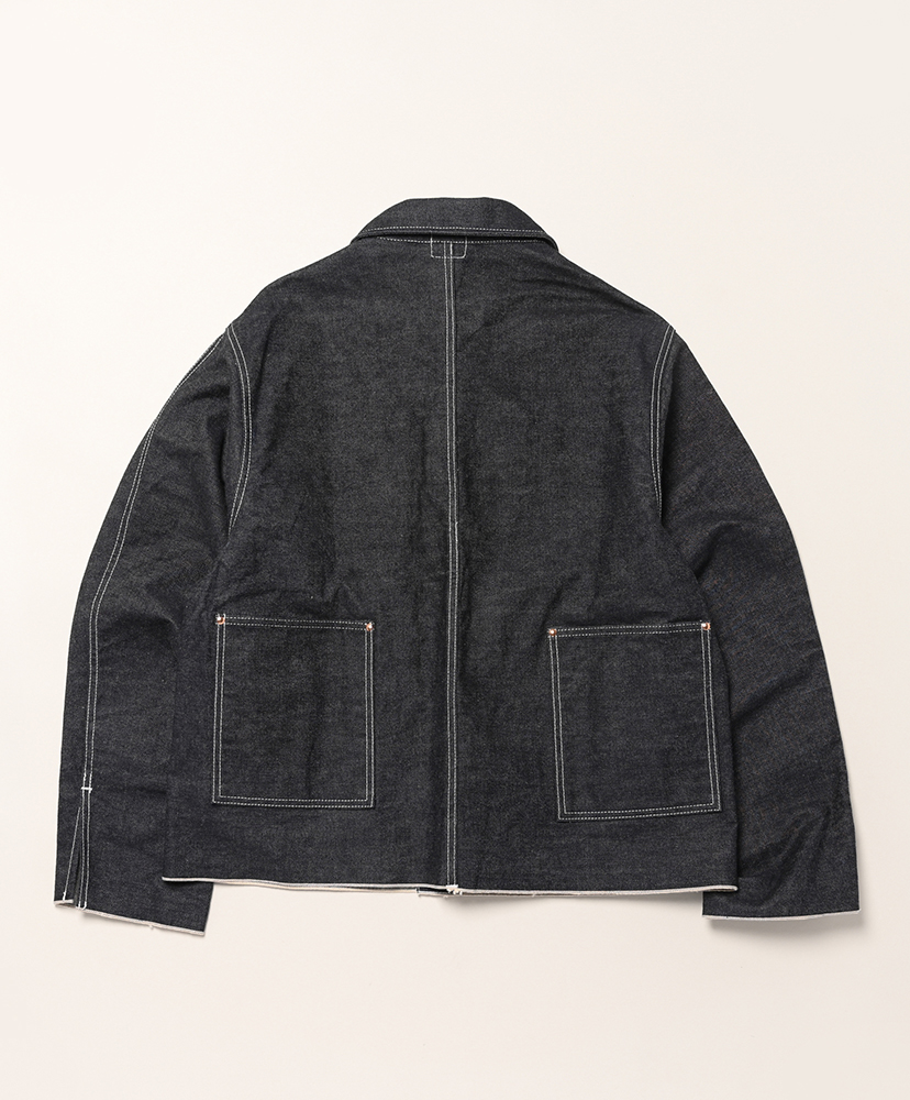 Cross Cut Jeans Jacket Unborn/アンボーン 4(MEN)