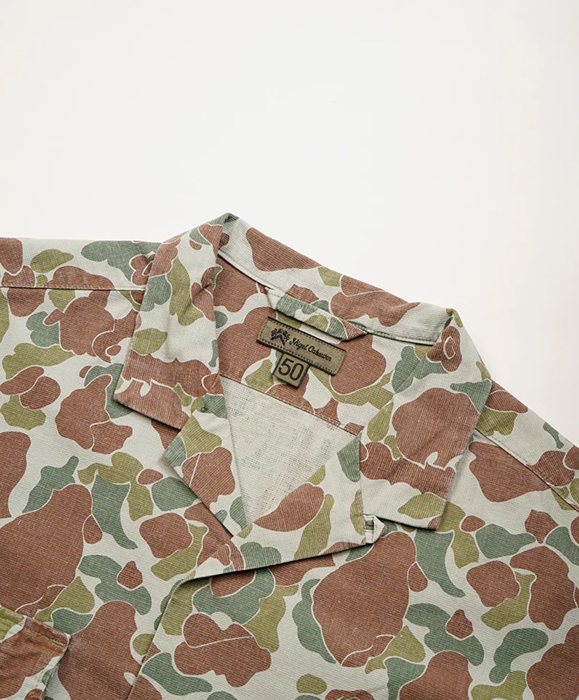 Army Shirt Short Sleeve - Camo Green/グリーン 46(MEN)