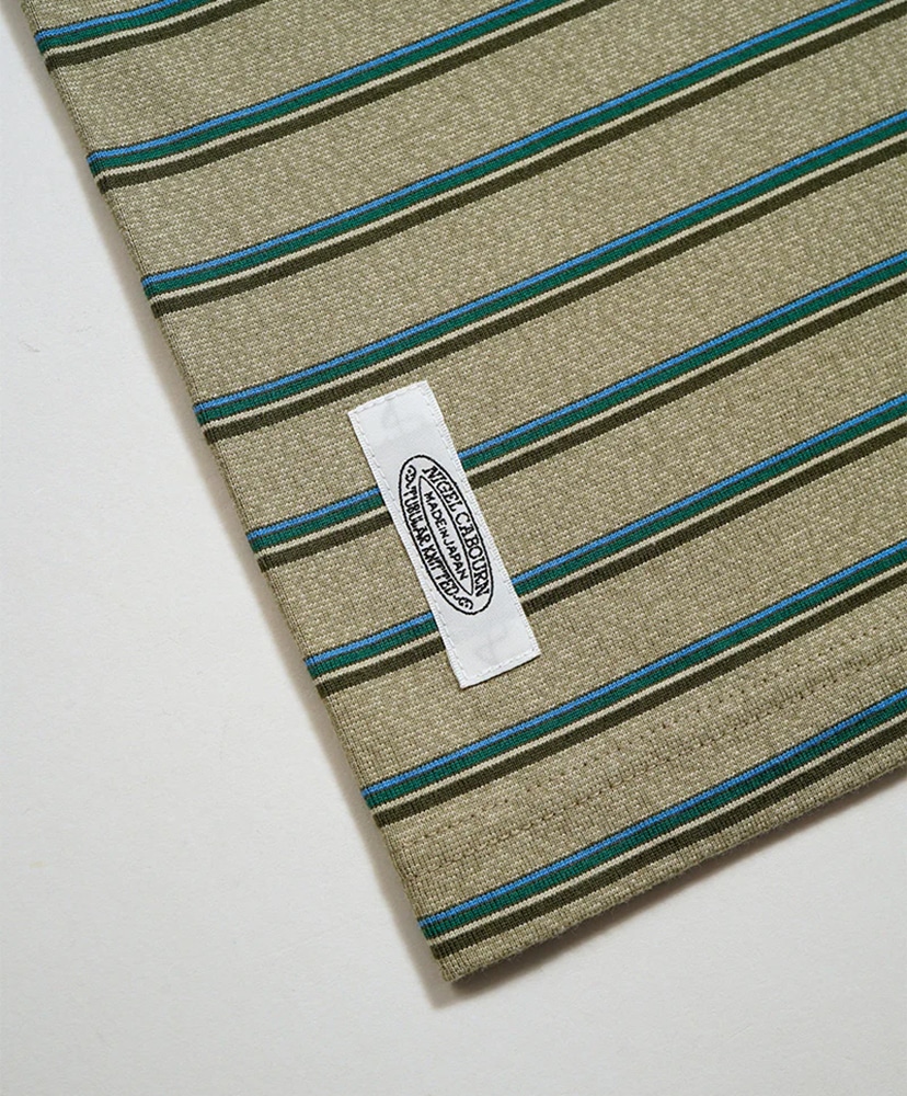 7.8oz Border Half Sleeve T-Shirt Green/グリーン 52(MEN)