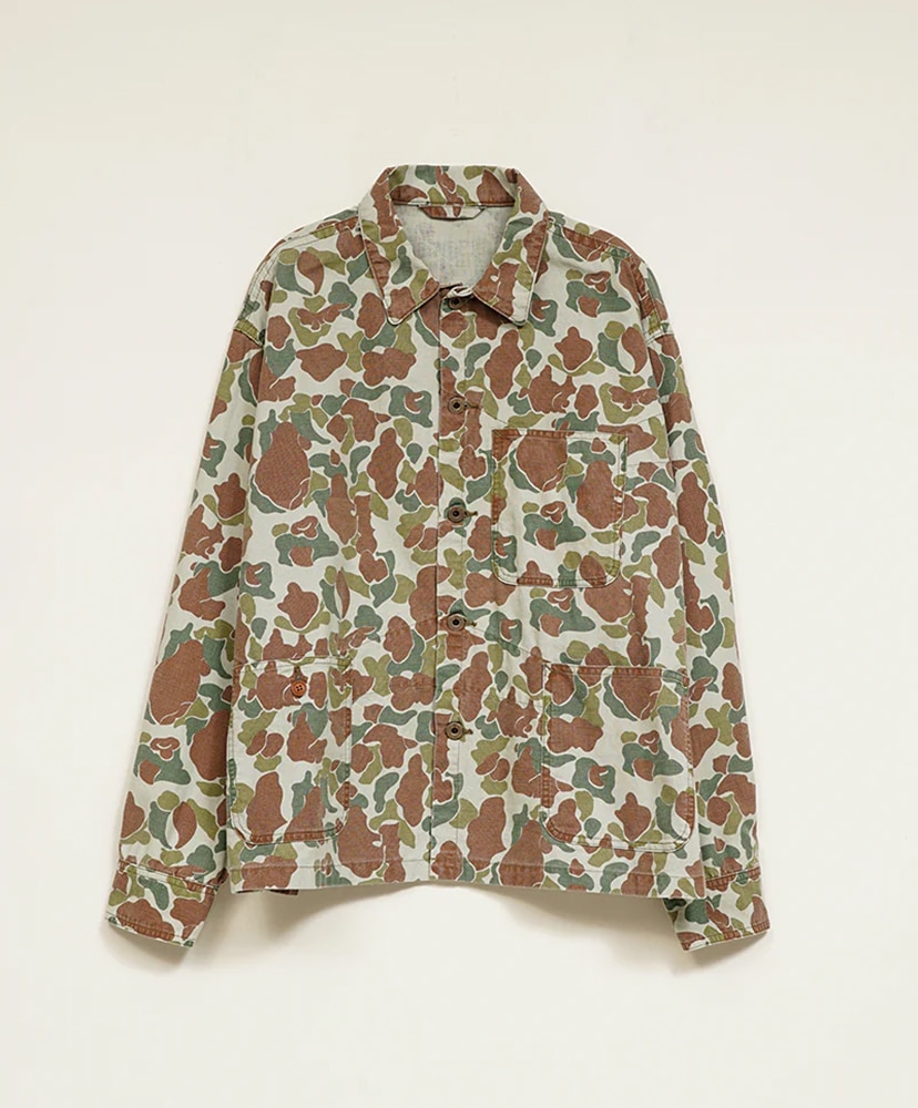 USMC Chore Jacket - Camo(48(MEN) Green/グリーン): Nigel Cabourn