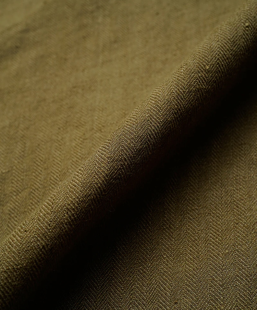 USMC Chore Jacket - Linen Herringbone Twill Green/グリーン 46(MEN)