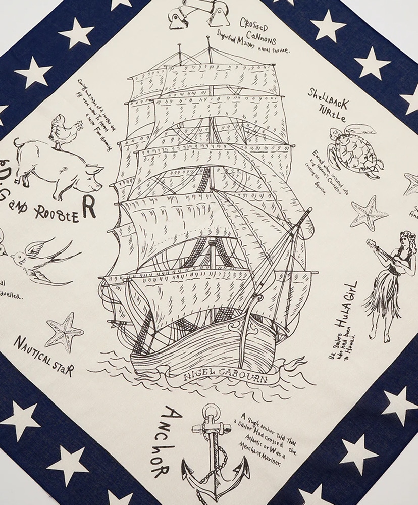 Sailor Bandana Navy/ネイビー FREE