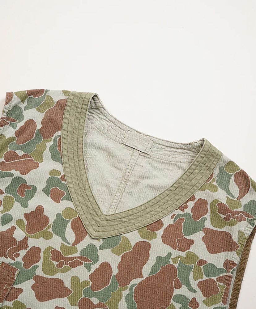 Pullover Army Vest - Camo Green/グリーン 46(MEN)