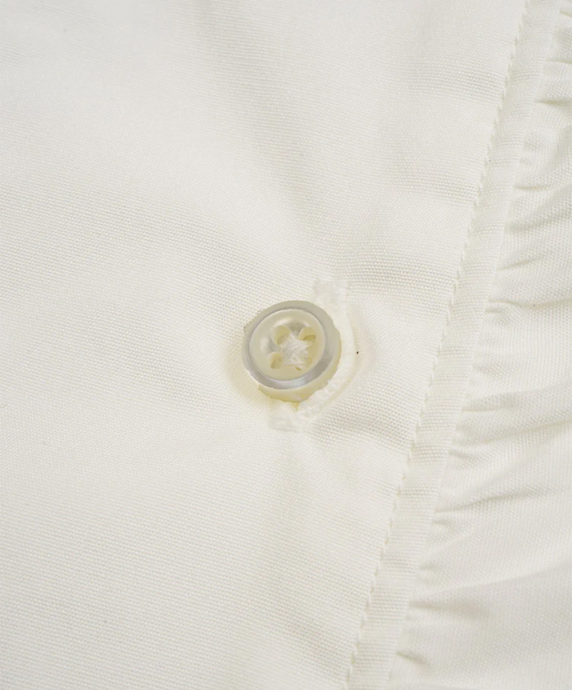Gather Collar Blouse White/ホワイト 8(WOMEN)