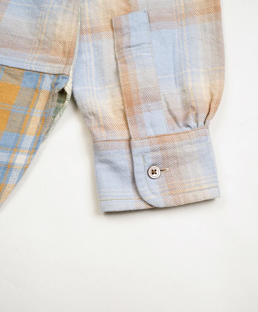 Grandpa Shirt Crazy Pattern Check/チェック 6(WOMEN)