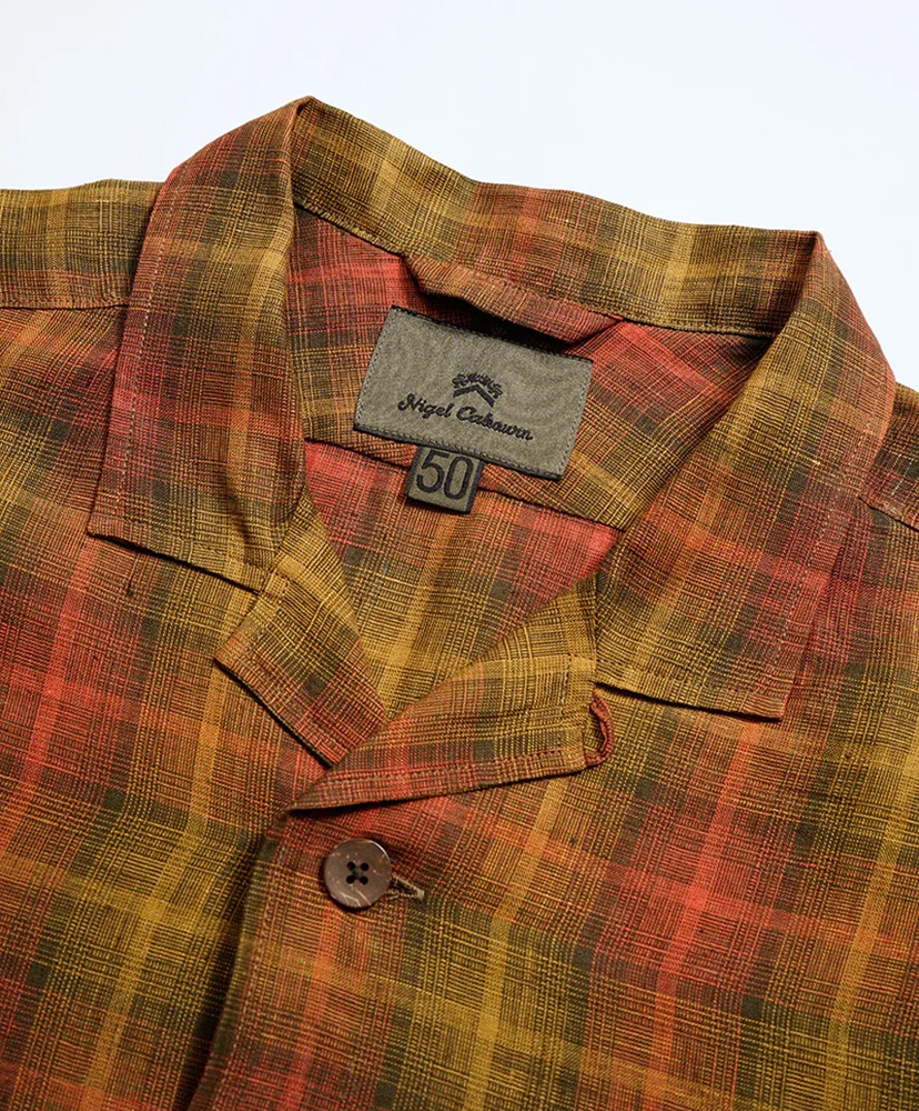 French Chore Jacket - Hemp Check Red/レッド 46(MEN)