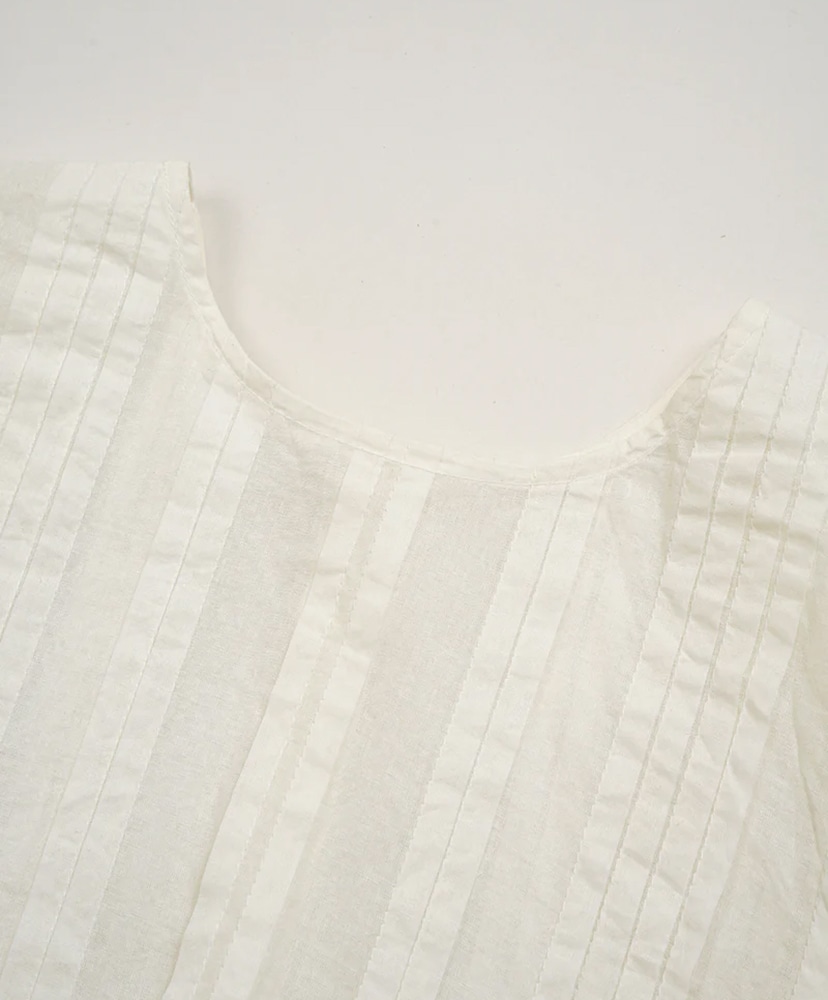 2Way Blouse Half Sleeve White/ホワイト 10(WOMEN)