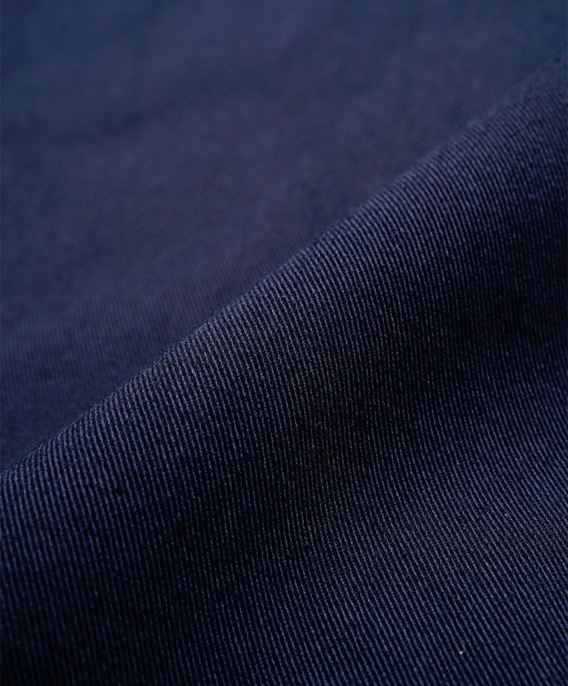 50s Square Hem Work Shirt Navy/ネイビー 46(MEN)