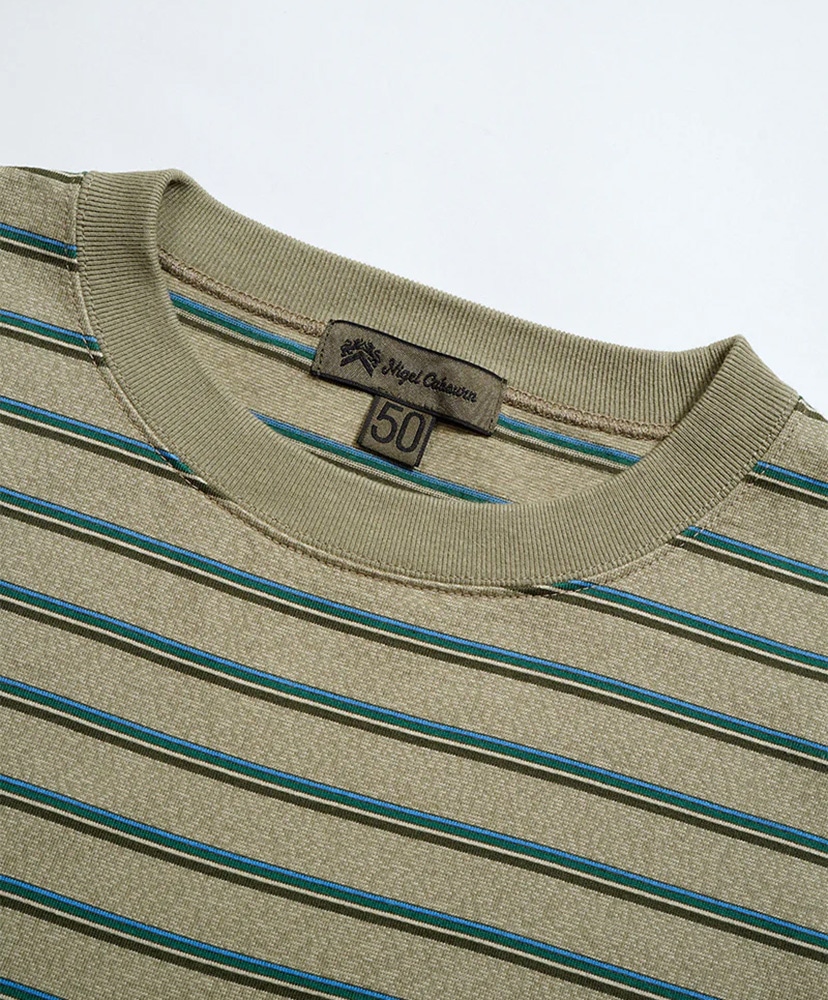 7.8oz Border Half Sleeve T-shirt Green/グリーン 46(MEN)