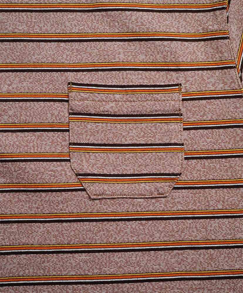 7.8oz Border Half Sleeve T-shirt Light Brown/ライトブラウン 46(MEN)