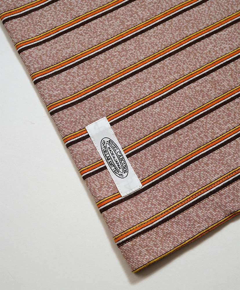 7.8oz Border Half Sleeve T-shirt Light Brown/ライトブラウン 46(MEN)