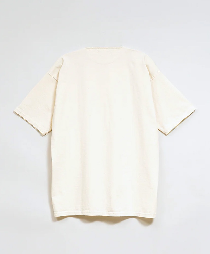 7.8oz Henley Neck T-shirt - Modify Ivory/アイボリー 46(MEN)