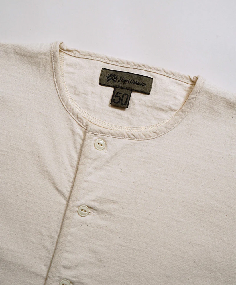 7.8oz Henley Neck T-shirt - Modify Ivory/アイボリー 46(MEN)