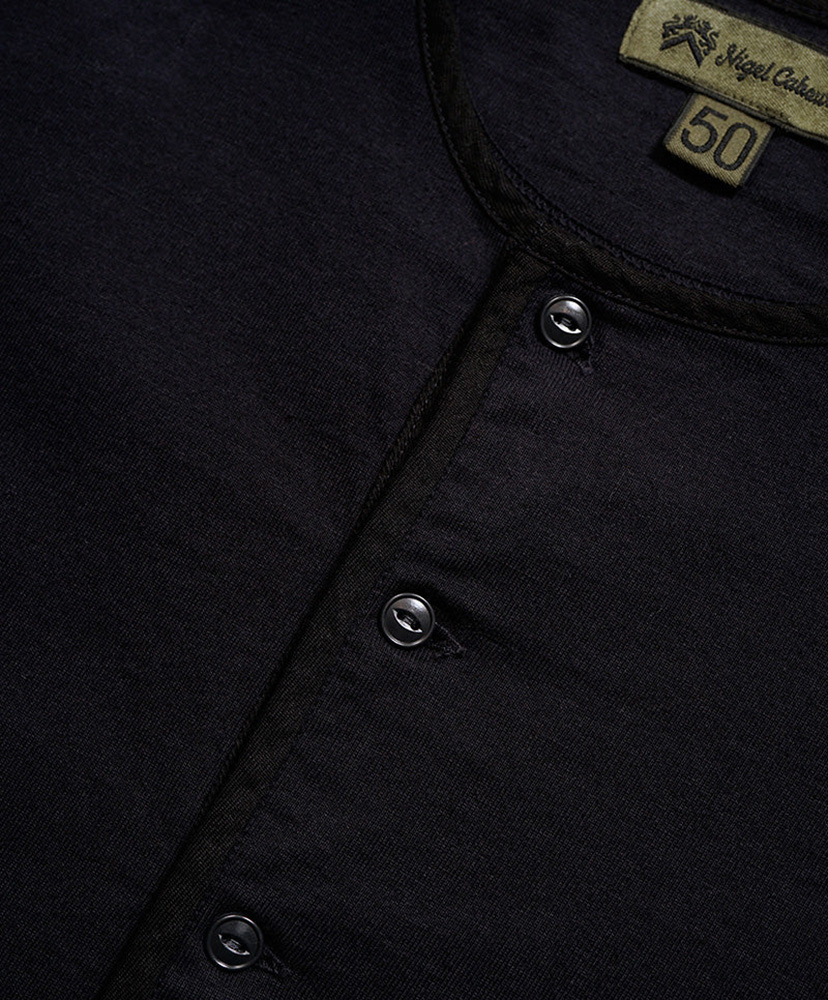7.8oz Henley Neck T-shirt - Modify Navy/ネイビー 46(MEN)