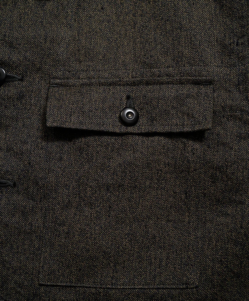 French Work Jacket - Mix Black Chambray Charcoal Gray/チャコールグレイ 46(MEN)