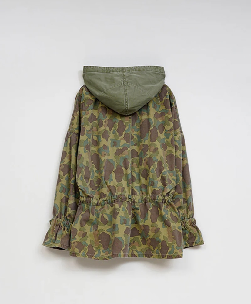 50s German Smock - Camo Green/グリーン 6(WOMEN)