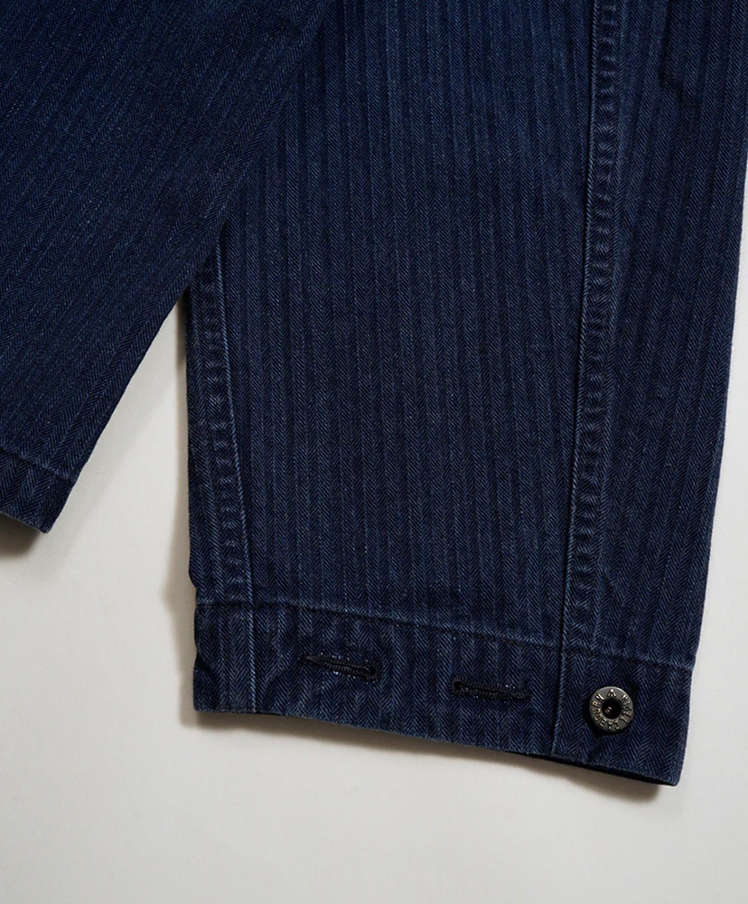 USMC Chore Jacket - Herringbone Indigo/インディゴ 46(MEN)