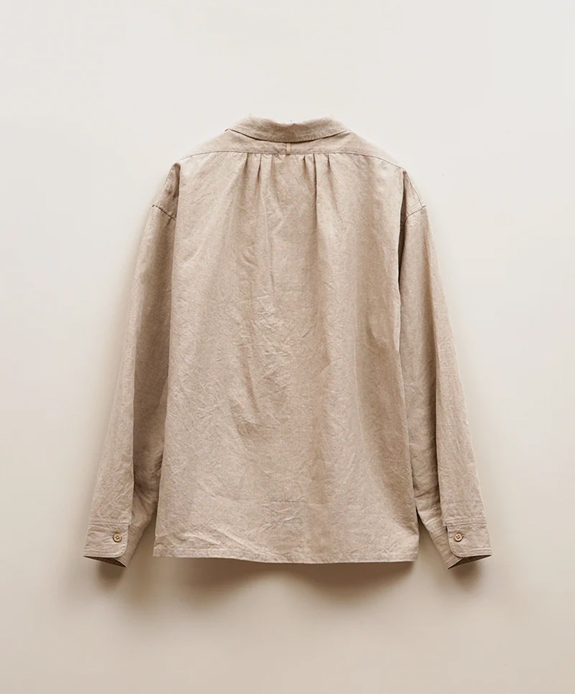 Farmar Open Collar Shirt Ivory/アイボリー 46(MEN)