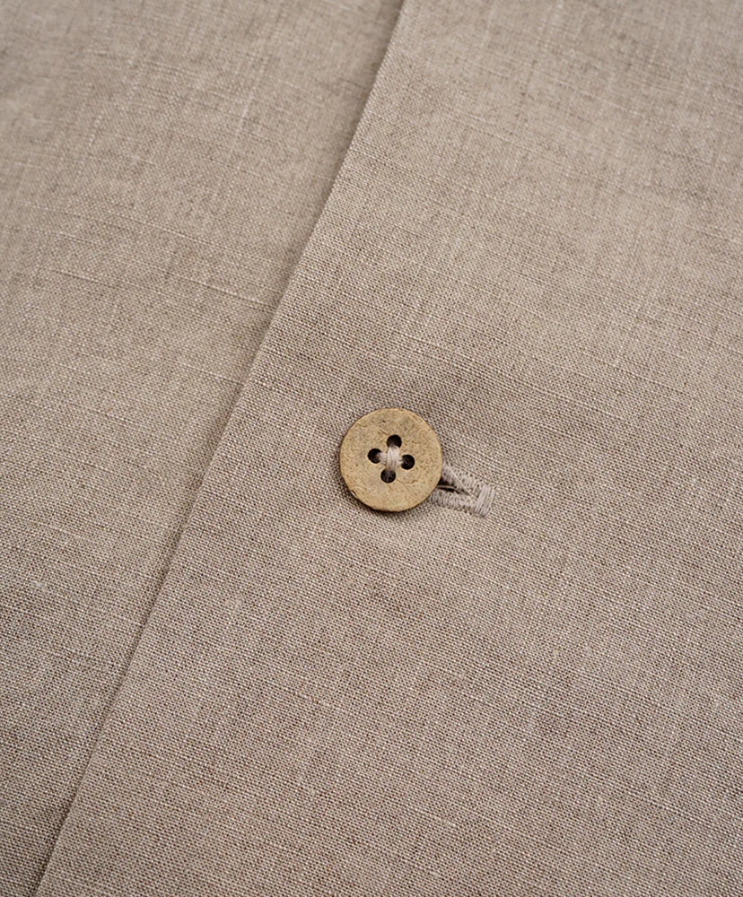 Farmar Open Collar Shirt Ivory/アイボリー 46(MEN)