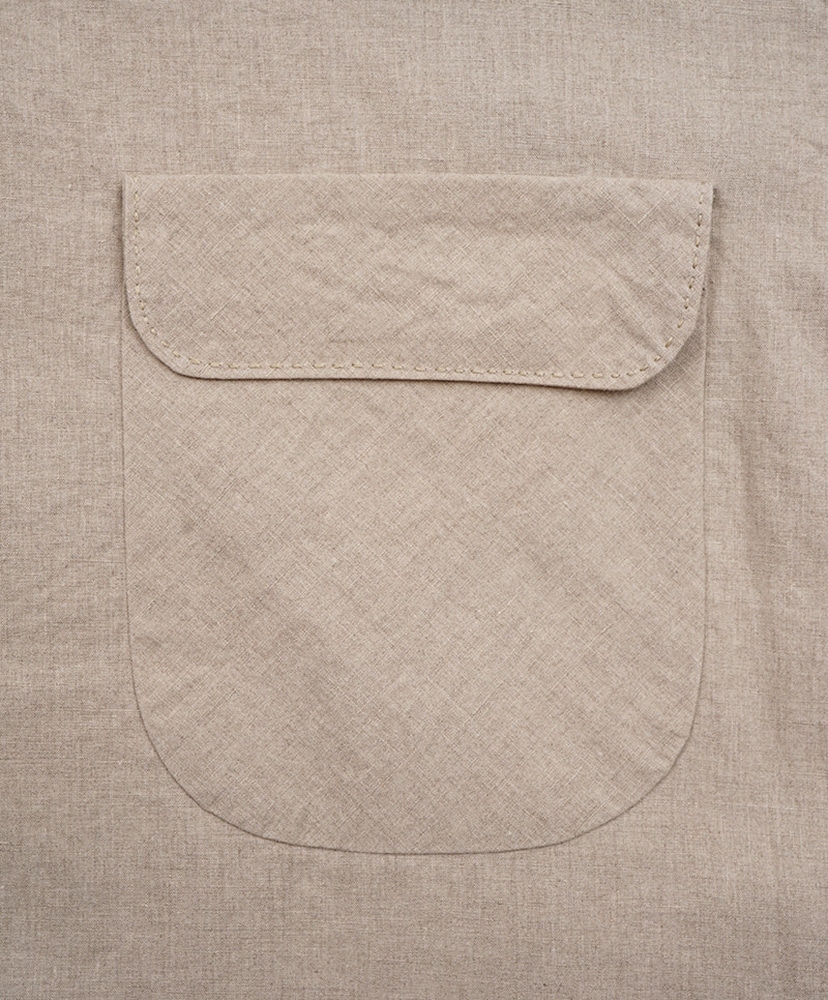 Farmar Open Collar Shirt Ivory/アイボリー 46(MEN)