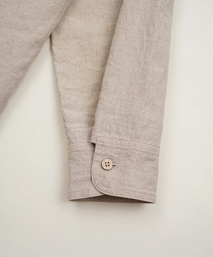 Farmar Open Collar Shirt Ivory/アイボリー 46(MEN)