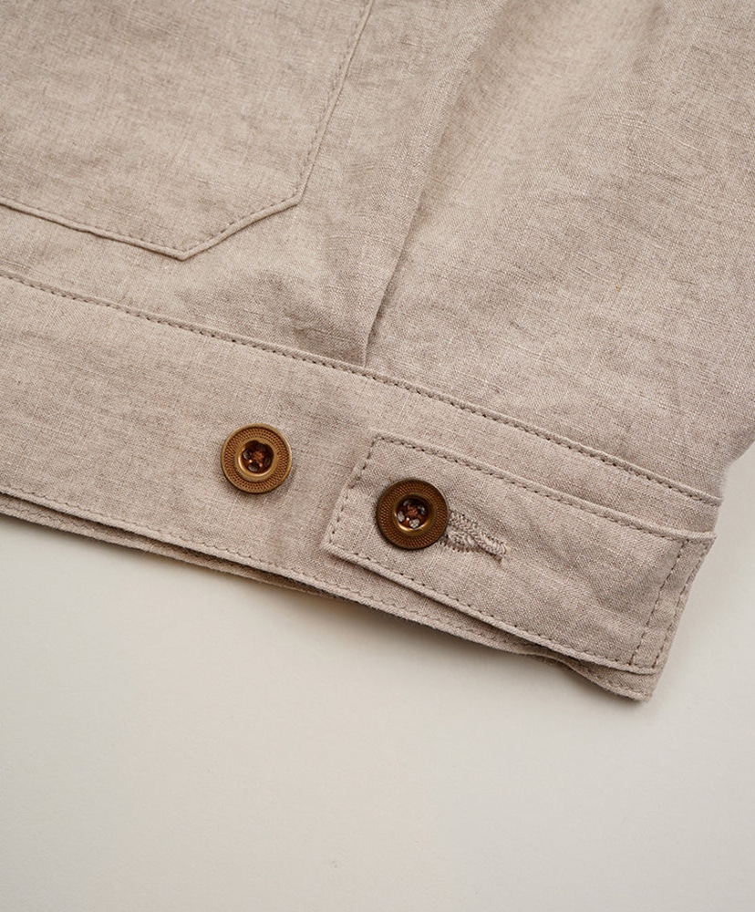 Farmer Jacket - Linen Ivory/アイボリー 48(MEN)