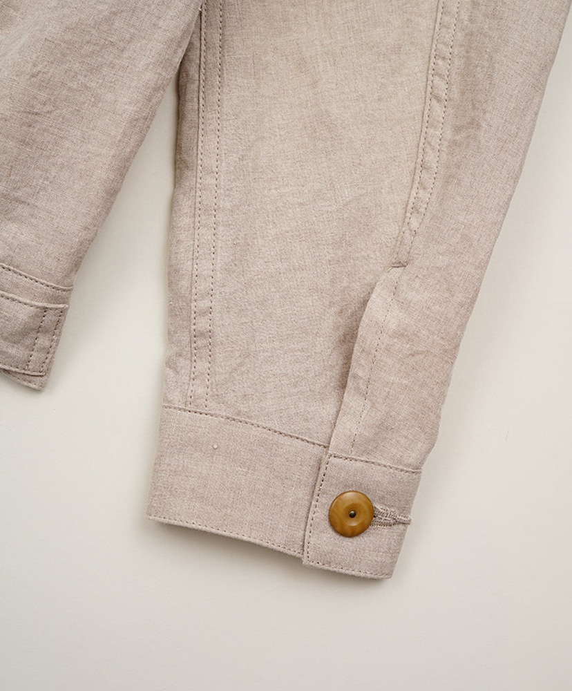 Farmer Jacket - Linen Ivory/アイボリー 48(MEN)