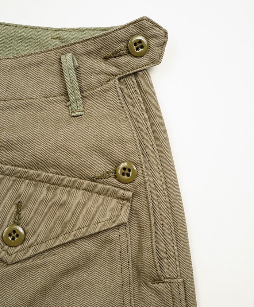 Swedish Ranch Pant - Herringbone Green/グリーン 6(MEN)