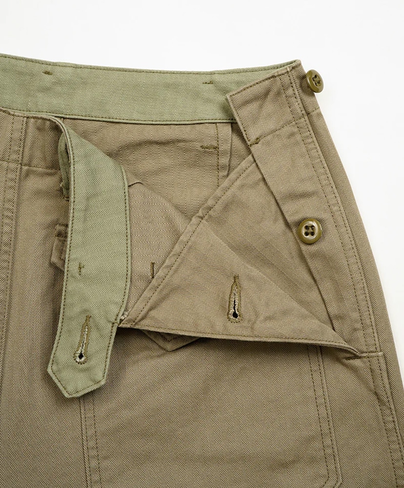 Swedish Ranch Pant - Herringbone Green/グリーン 6(MEN)