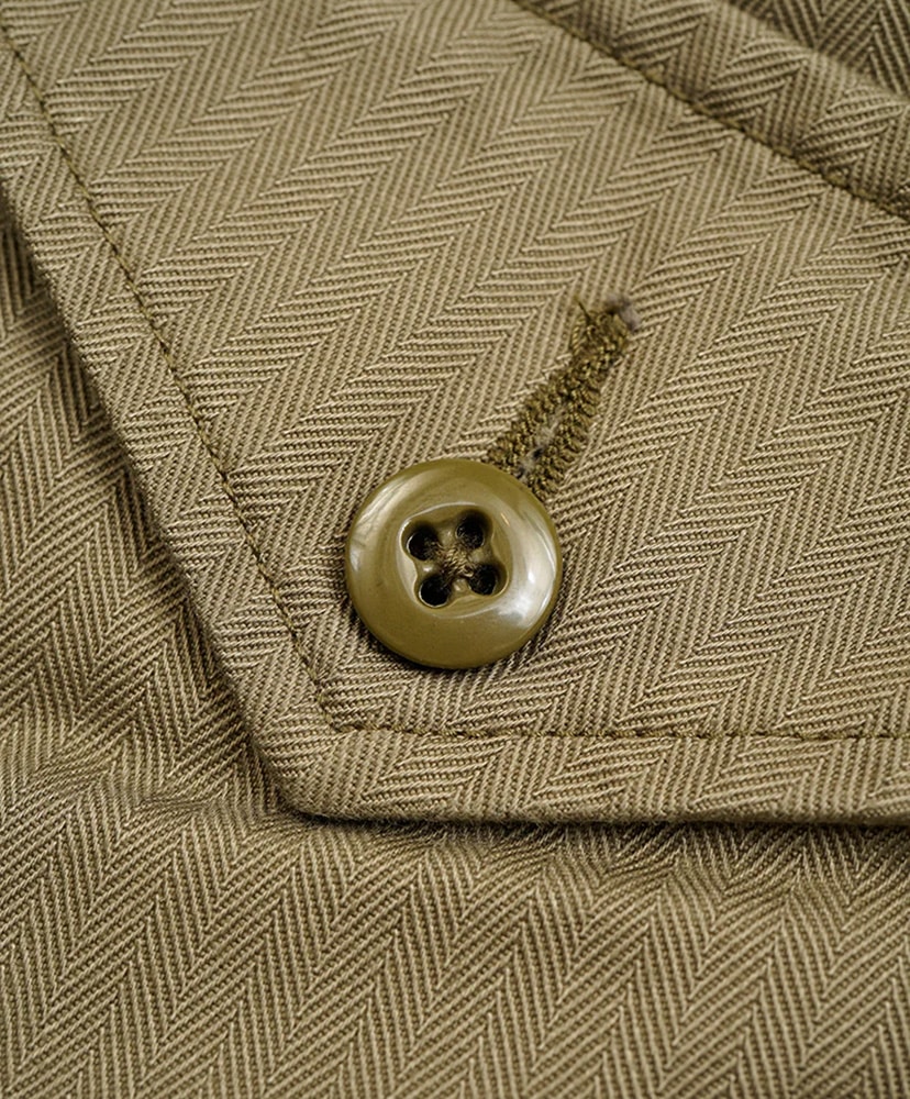 Swedish Ranch Pant - Herringbone Green/グリーン 6(MEN)