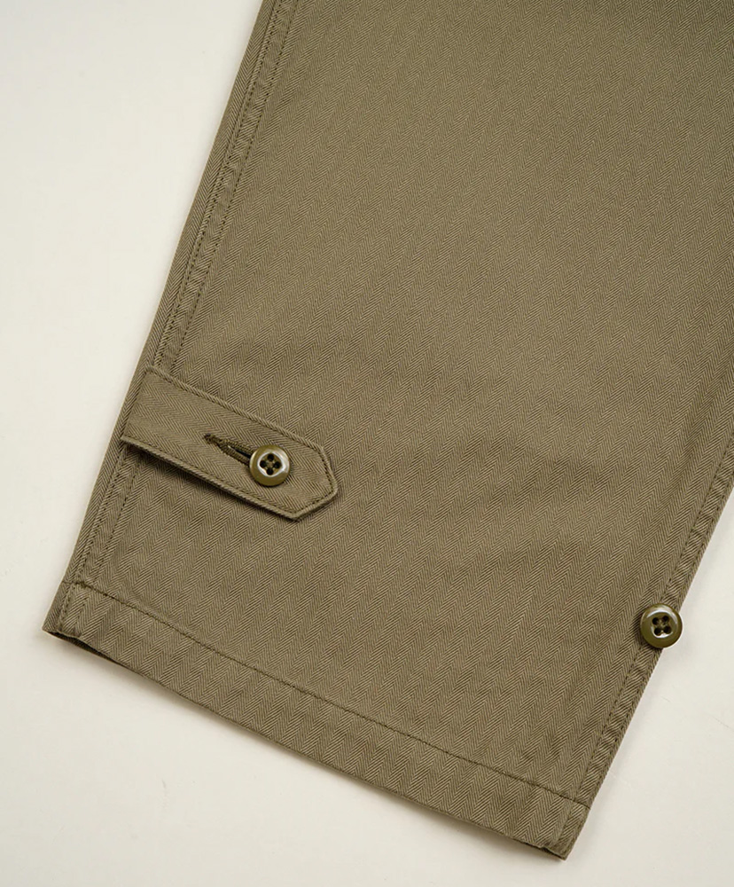 Swedish Ranch Pant - Herringbone Green/グリーン 6(MEN)