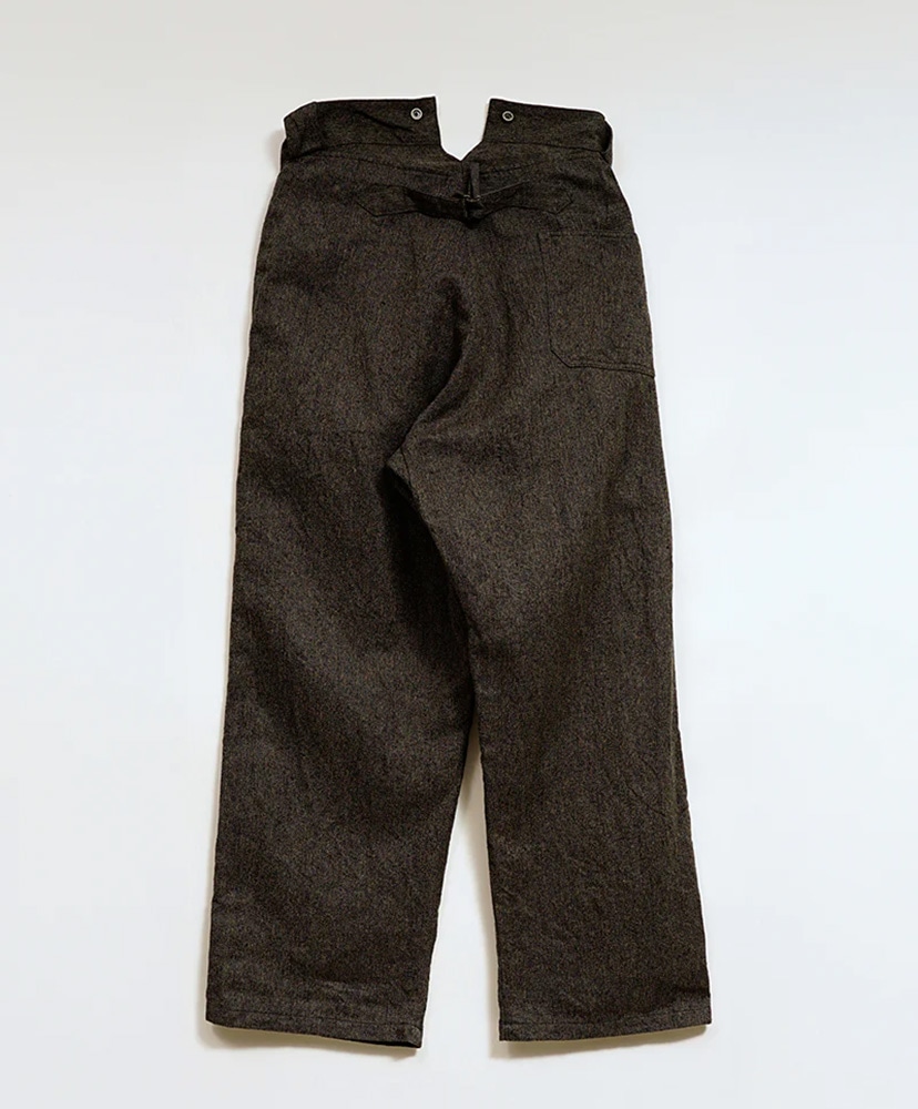 Wide French Work Pant - Chambray Charcoal Gray/チャコールグレイ 30(MEN)