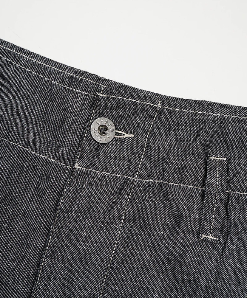 PT02-02 Angled Pant - Linen Denim Indigo/インディゴ 30(MEN)