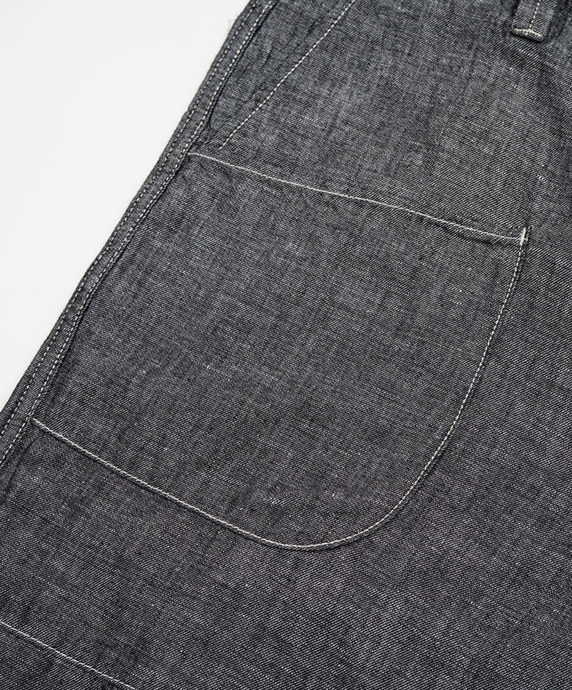 PT02-02 Angled Pant - Linen Denim Indigo/インディゴ 30(MEN)