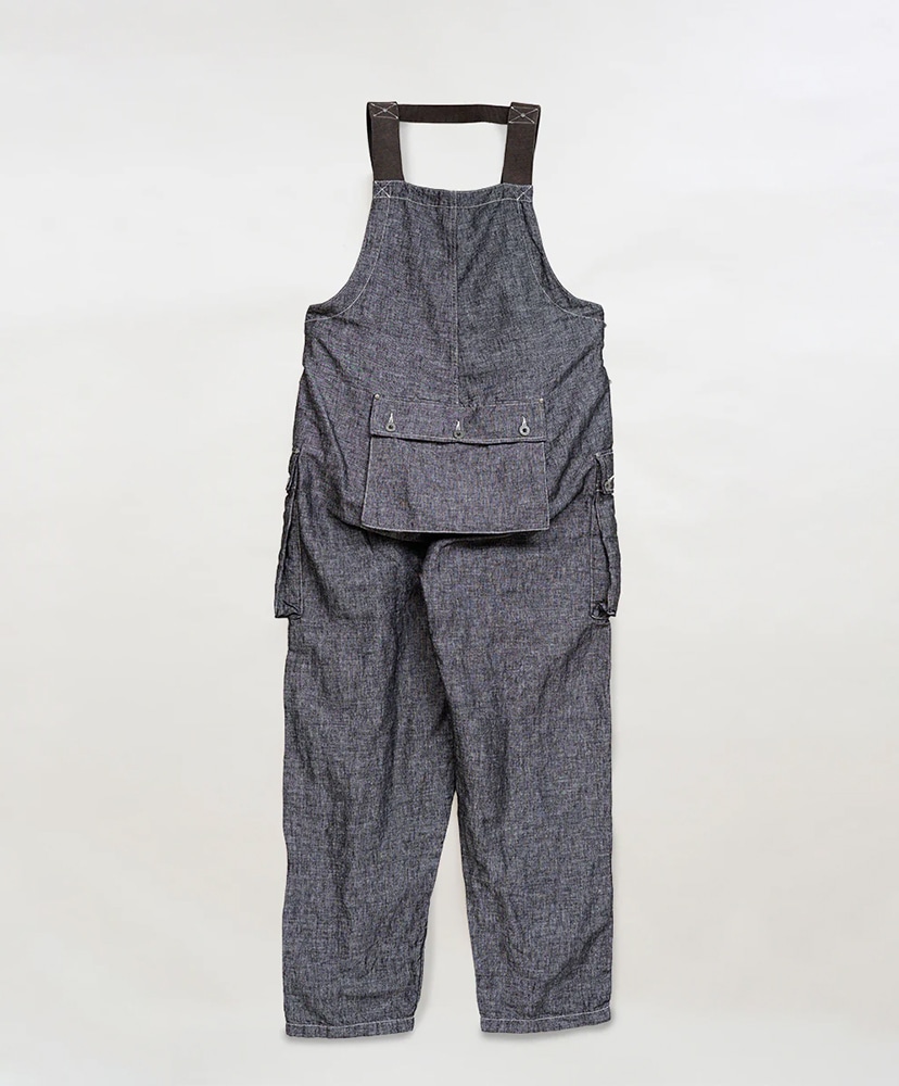 PT01 Naval Dungaree - Linen Denim Indigo/インディゴ 44(MEN)