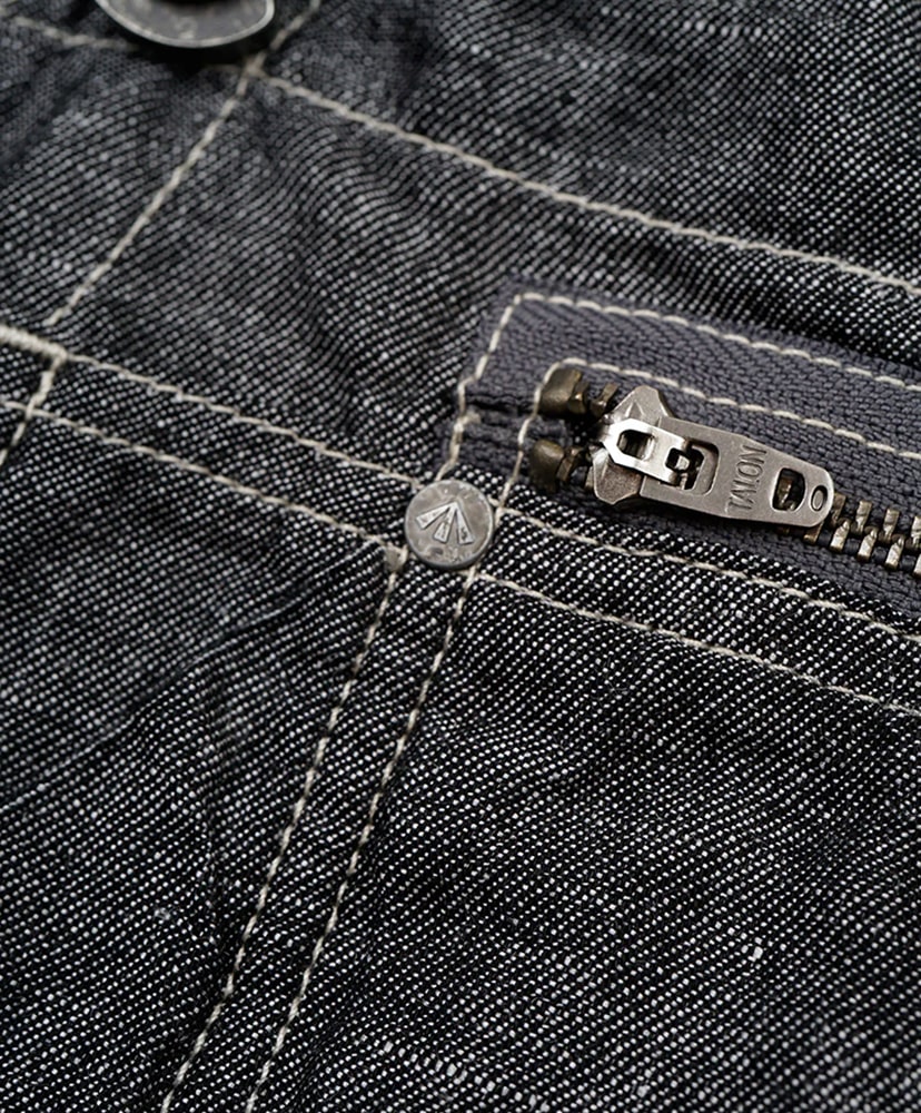 PT01 Naval Dungaree - Linen Denim Indigo/インディゴ 44(MEN)
